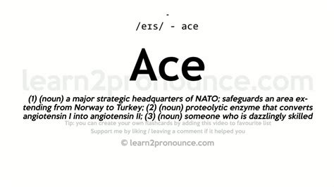 ace definition medical